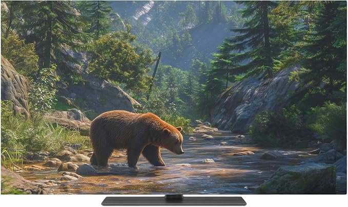 Bear Forest Mountains River Indoor TV Cover, Elastic TV Screen Protector - Image 2