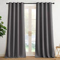 NICETOWN Room Darkening Draperies Curtains Panels, 2 Panels Grey W52 x L108 by NICETOWN