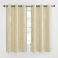 NICETOWN Bedroom Curtains Small Blackout Panels, Biscotti Beige, 34 by 45 Inch by NICETOWN