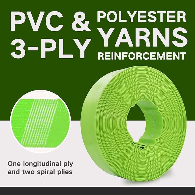 Eastrans 1-1/4'' x 100 FT Pool Backwash Hose - Image 3