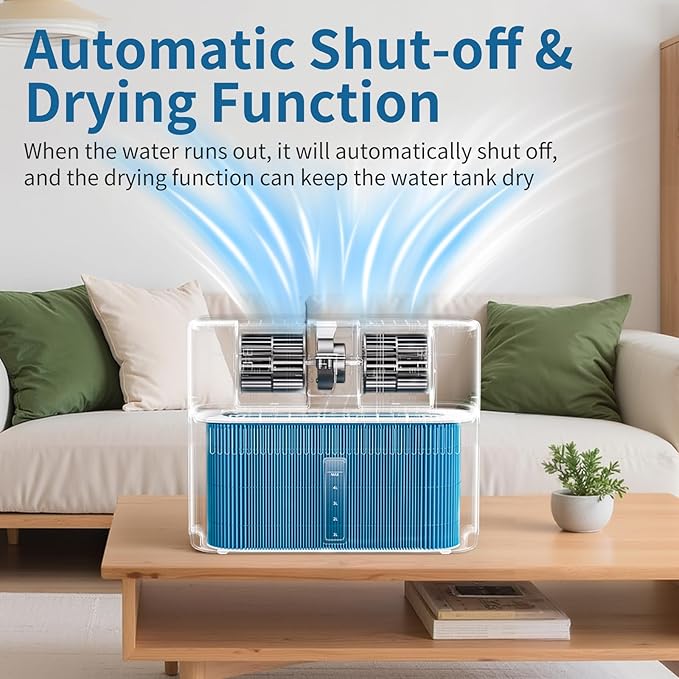 Smart Evaporative Humidifiers for Bedroom, Living Room, Large Room up to 300 ft² - Image 5