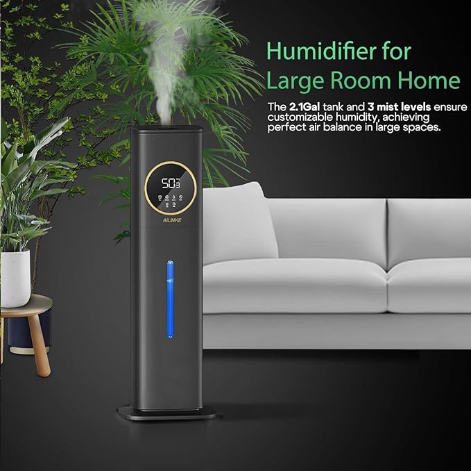 Humidifiers for Plants, 2.1Gal/8L Plant Humidifier Indoor, Reptile Fogger Mister - Image 2