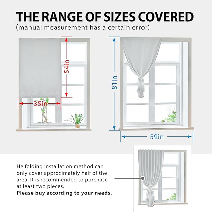 Magic Tape Stick on Portable Curtains - Image 3