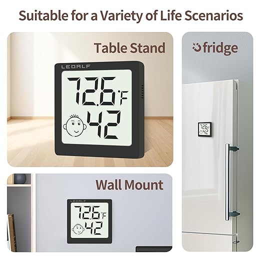 Mini Humidity Meter Hygrometer 6 Pack Room Thermometer Indoor Digital - Image 4