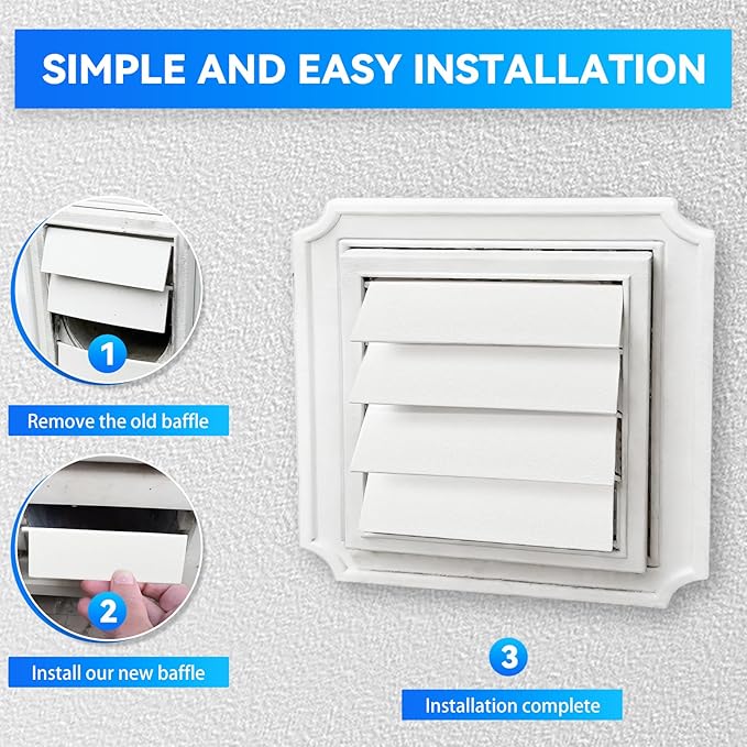 Dryer Exhaust Vent Cover Panel Replacements - Image 6