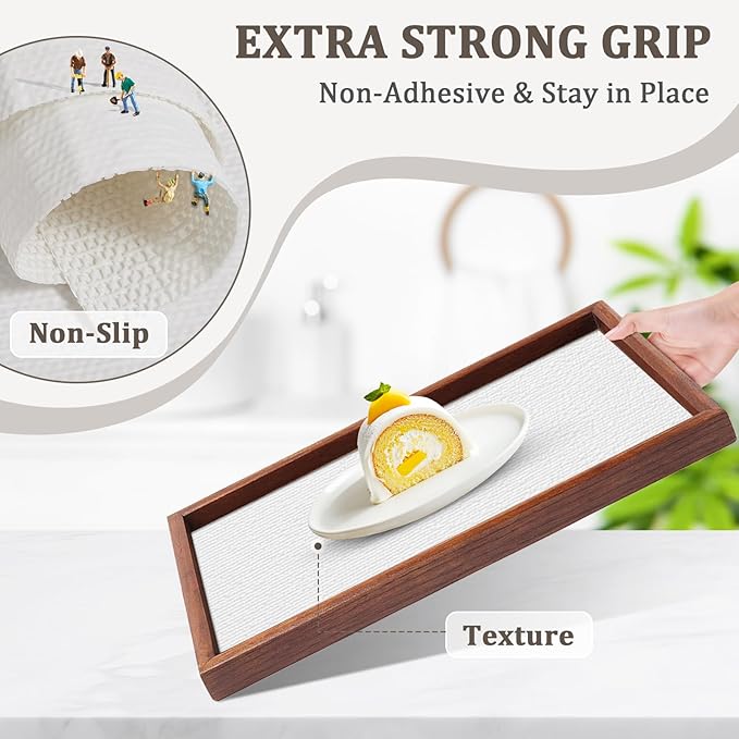 Shelf Liner for Kitchen Cabinets 24" x 360" Non-Adhesive Non-Slip Drawer Liners - Image 2