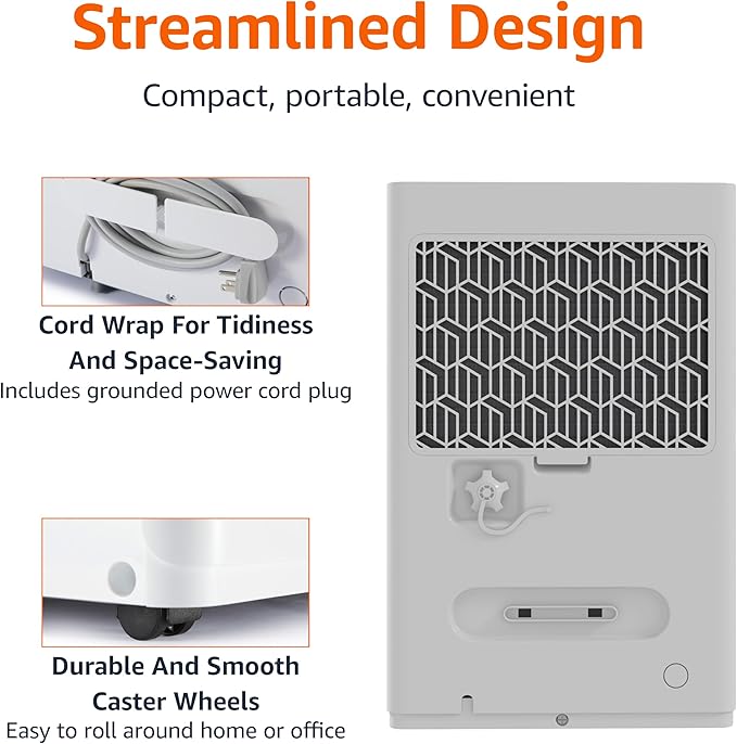 Amazon Basics 50-Pint Large Dehumidifier - Image 6