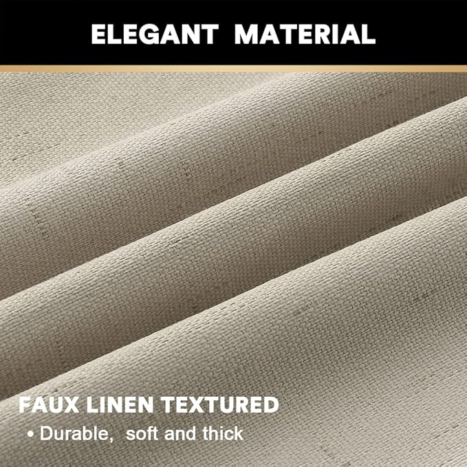 PrinceDeco 100% Blackout Curtains - Image 5