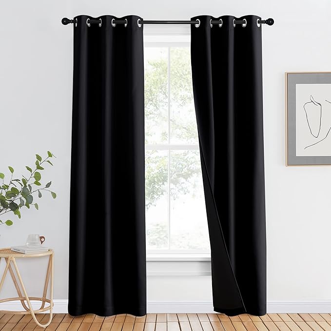 NICETOWN Warm Curtains for Winter, High-End Thermal Curtains, Full Blackout by NICETOWN