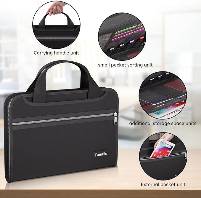 Tamfile Fireproof Accordion File Organizer - Image 3