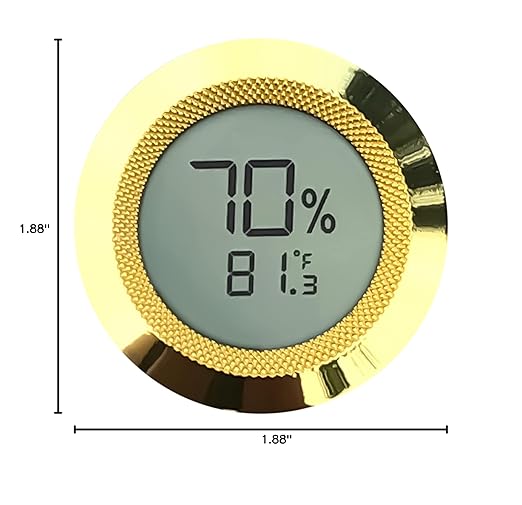 Prestige Import Group Round 2" Digital Hygrometer Thermometer - Image 5