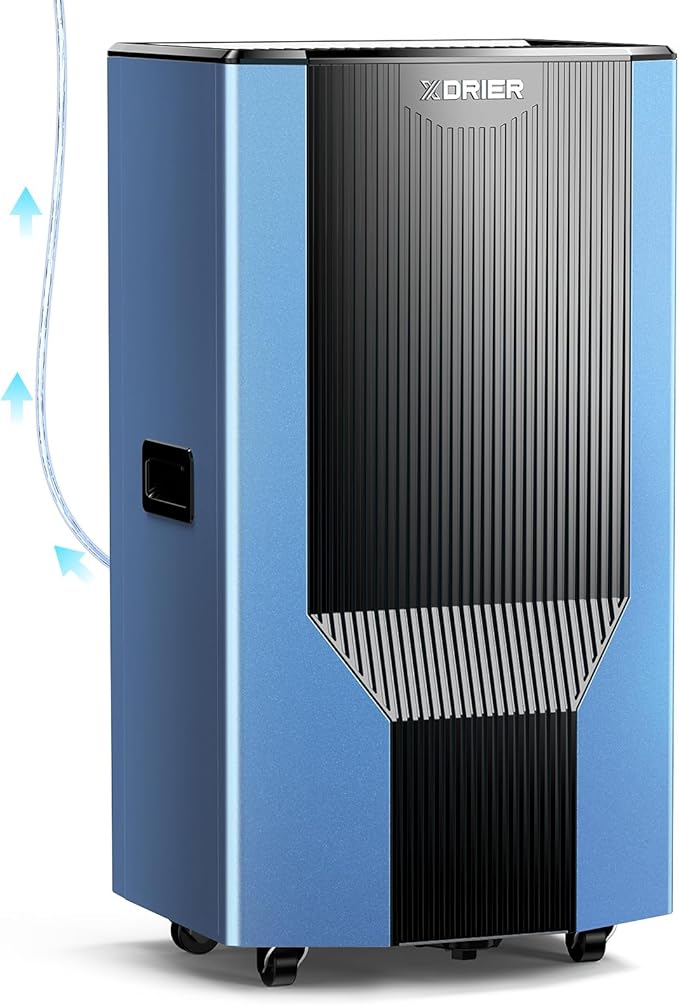 198 Pints Dehumidifier with Pump and Drain Hose by Xdrier