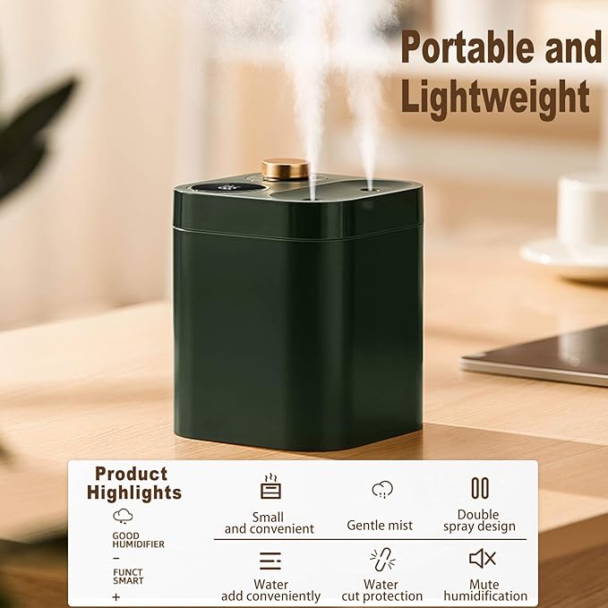 Portable Cordless Plant Humidifier 800ml Orfonbi, Battery Operated Small Cool - Image 7
