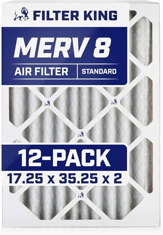 Filter King 17.25x35.25x2 Air Filter Dust & Allergy Control AC Furnace Filters by FilterKing