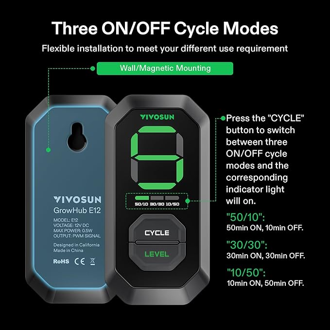 VIVOSUN T4 4" Inline Fan &Speed Controller, AeroZesh Ventilation Fan - Image 6