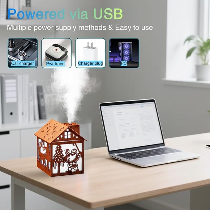 Colorful Cool Mini Humidifier, Cabin styling - Image 7