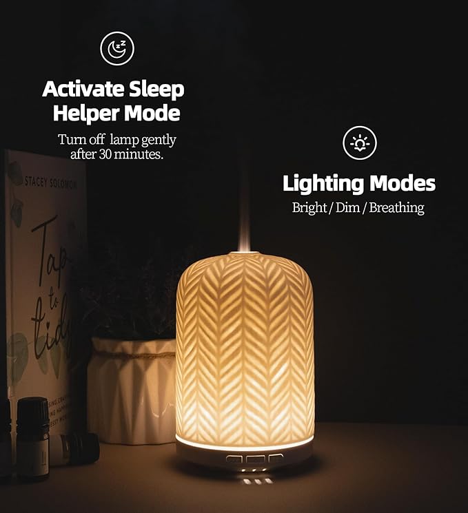 Essential Oil Diffuser – 2.4MHz Ultrasonic Aromatherapy Diffuser, Health Night - Image 9