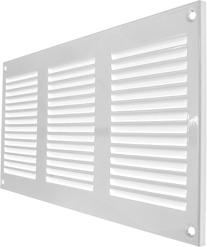 Vent Systems 12'' x 6'' Inch White Metal Vent Duct Cover - Image 7