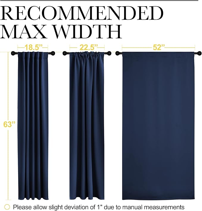 NICETOWN Blackout Curtains Window Drapes - Image 8