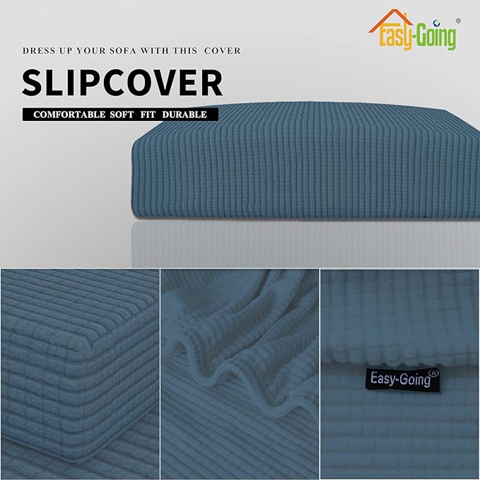 Easy-Going Stretch Loveseat Cushion Cover Sofa Cushion Furniture Protector Sofa - Image 3