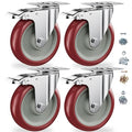 5" Heavy Duty Plate Casters by CLOATFET