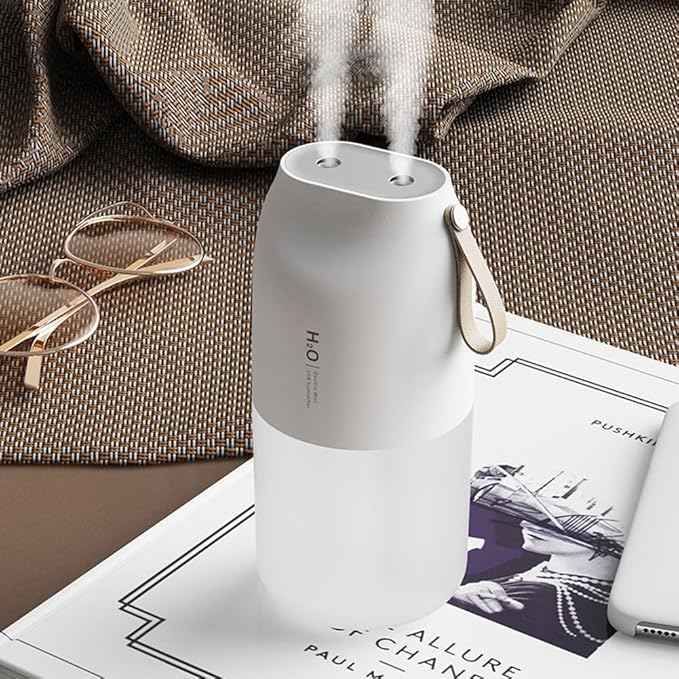 Wireless Air Humidifier Diffuser Rechargeable Double Nozzle Essential Oil - Image 5