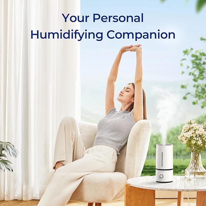 raydrop Cool Mist Humidifiers for Home Babies, 1.70 L Quiet and Small - Image 2