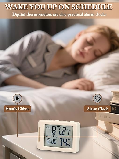 Digital Thermometer, Room Thermometer Indoor, Temperature Humidity Monitor - Image 5