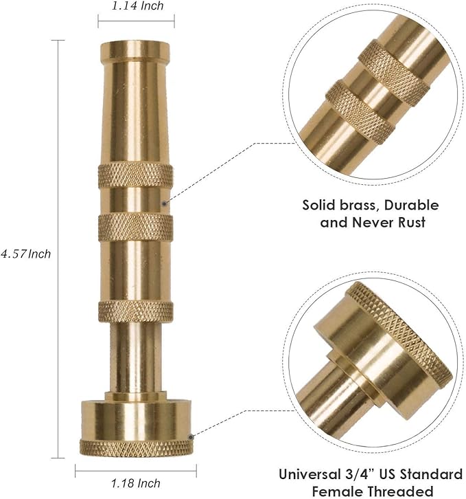 BEAULIFE 304 Stainless Steel Metal Garden Hose Extension 100 Ft - Image 4