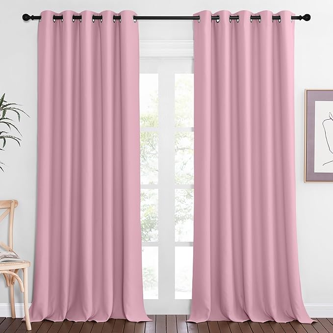 NICETOWN Sliding Door Window Treatment Blackout Patio Door Curtain Panels by NICETOWN