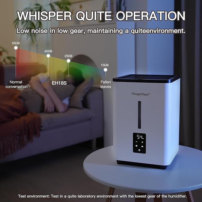 Evaporative Humidifiers for Bedroom Large Room|1.55Gallons|20W evaporative cool - Image 4