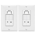 TOPGREENER Dual Tech Humidity Sensor Switch, Infrared PIR Motion & Air Moisture by TOPGREENER