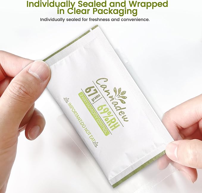 69% RH, 67g Cannadew Two-Way Humidity Control Pack – Moisture Absorbers & - Image 5