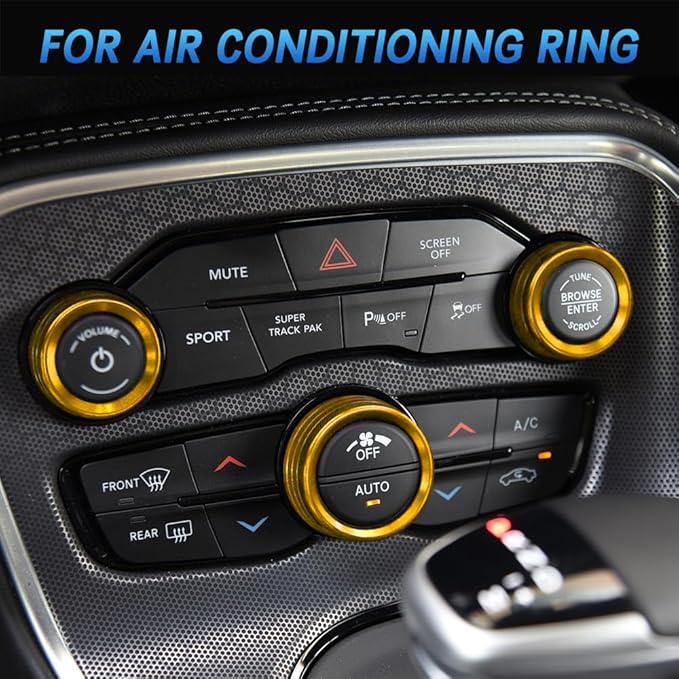 3PCS Air Conditioner Switch Button Knob Cover, Auto Accessories Climate Control - Image 2