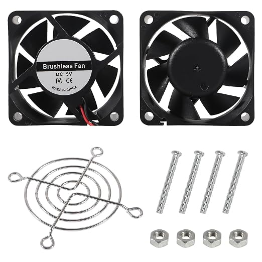 UMLIFE 4-Pack Quiet 60mm USB Fan Dual-Ball Bearings, 60mm x 60mm x 25mm 5V - Image 5