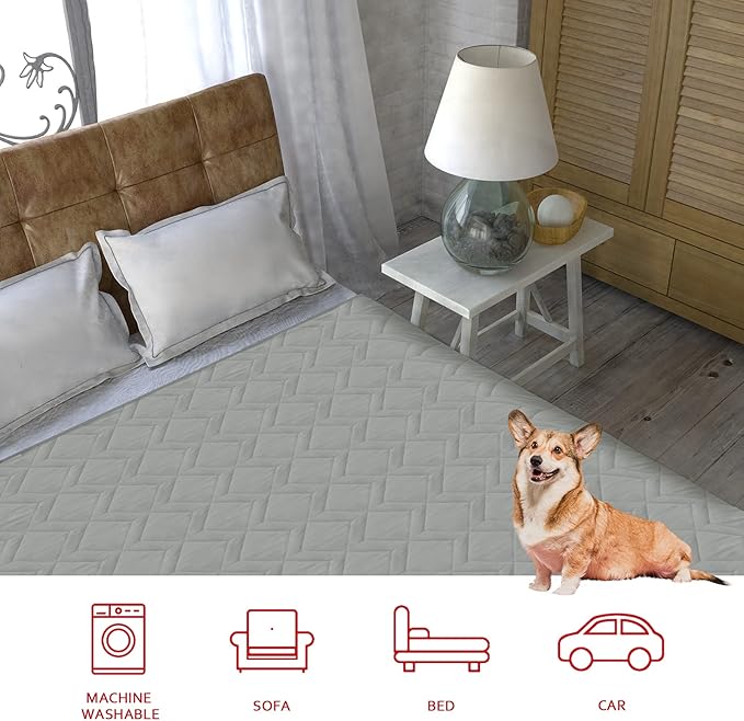 Moonsea Waterproof Dog Bed Cover Pet Blanket Sofa - Image 5