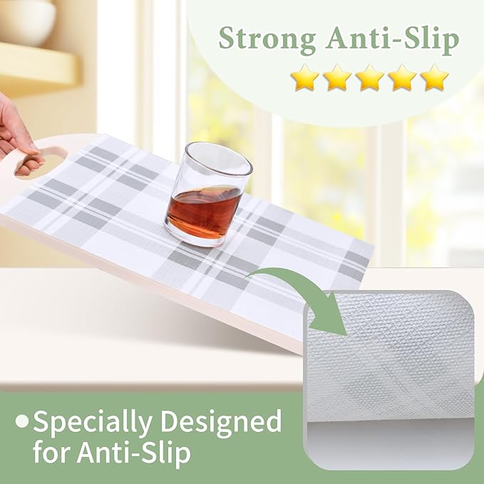 Drawer and Shelf Liner for Kitchen Cabinet: 17 in X 20 Ft Non Slip Waterproof - Image 2