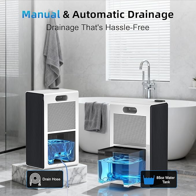 Dehumidifier for Home Small Dehumidifiers for Basement, Auto Shut-Off, Sleep - Image 7