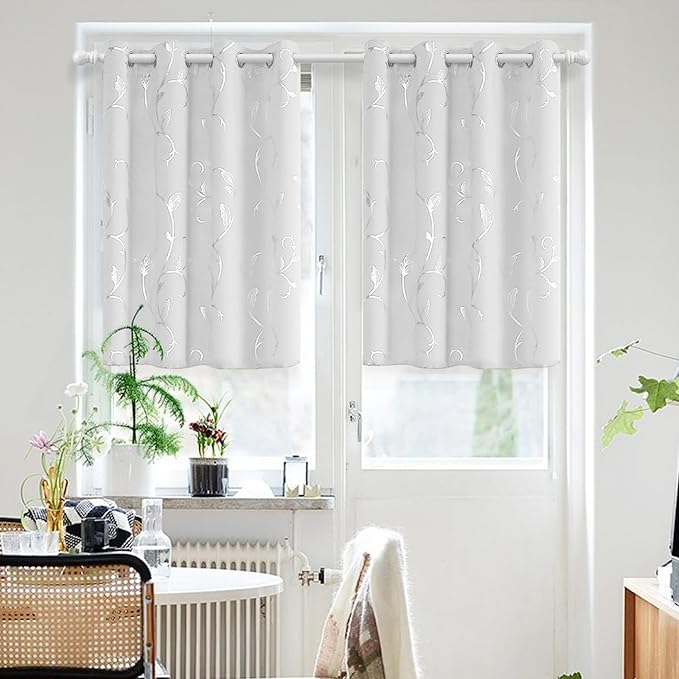 BUHUA Blackout Small Window Curtains - Image 2
