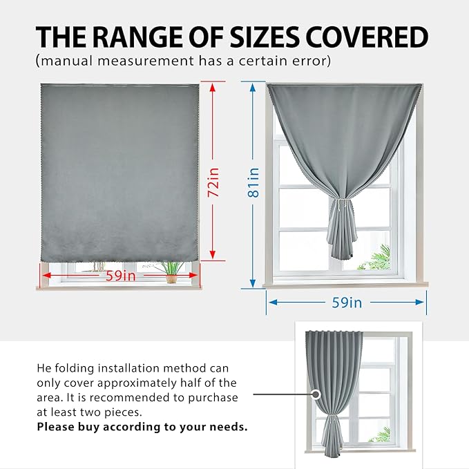 Magic Tape Stick on Portable Curtains - Image 3