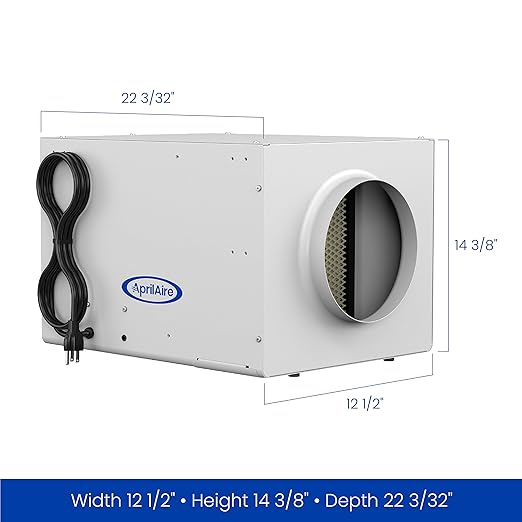 AprilAire 300 Self-Contained Fan Powered Whole-House Humidifier, - Image 7
