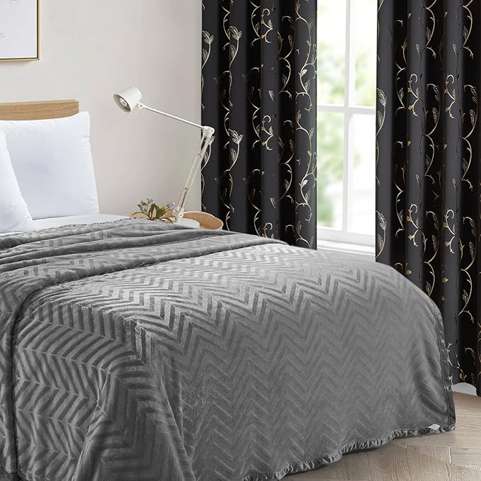 BUHUA Black Blackout Curtains - Image 2