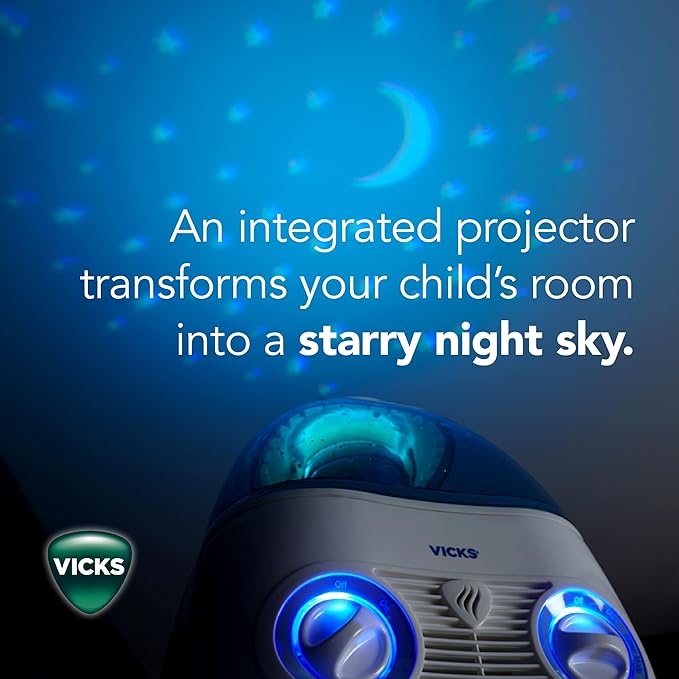Vicks Starry Night Filtered Cool Mist Humidifier, Medium to Large Rooms - Image 5