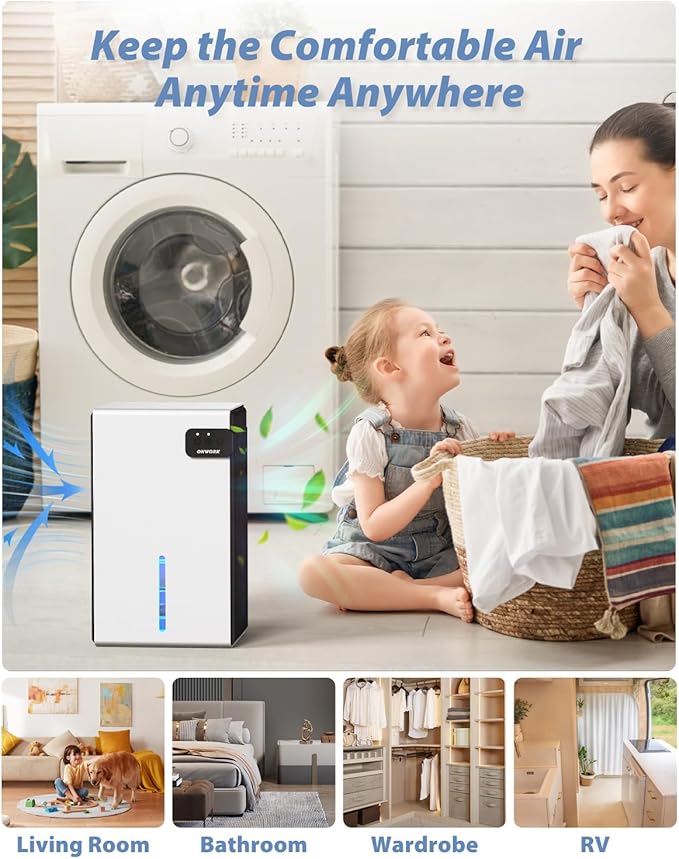 Dehumidifier, 95 OZ Dehumidifiers - Image 7