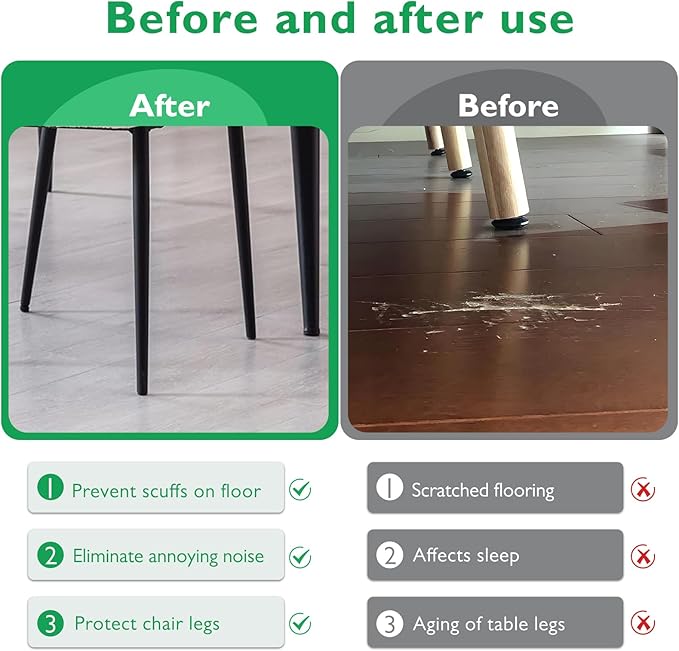 2" Plastic Hole Plugs Black -Round Chair Leg Caps, Flush Mount Pipe Plugs - Image 5
