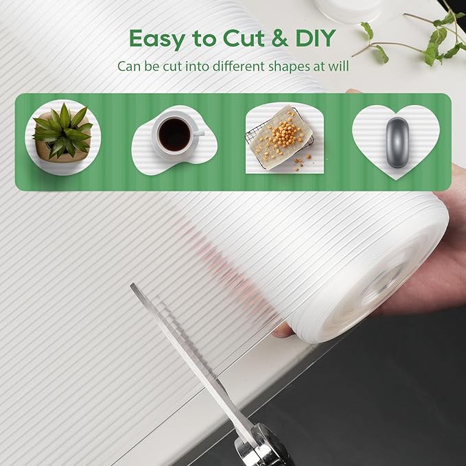 Anoak Shelf Liner Cabinet Liner, Non Adhesive Drawer Liner, Washable 20 Inch x - Image 5