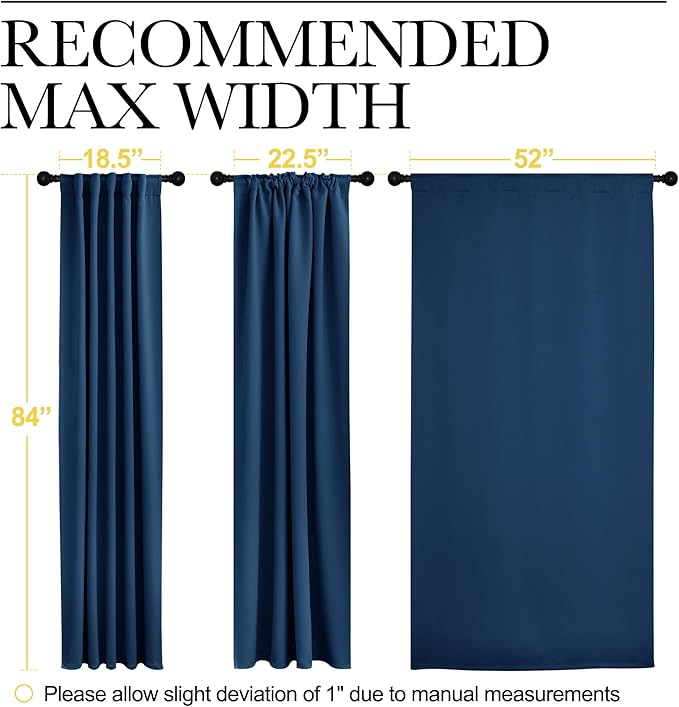NICETOWN Blackout Curtains Window Drapes - Image 7