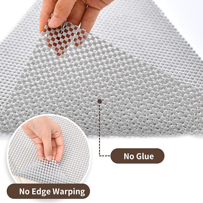 Drawer and Shelf Liner for Kitchen Cabinet: 12 in X 30 Ft Non Slip Waterproof - Image 2