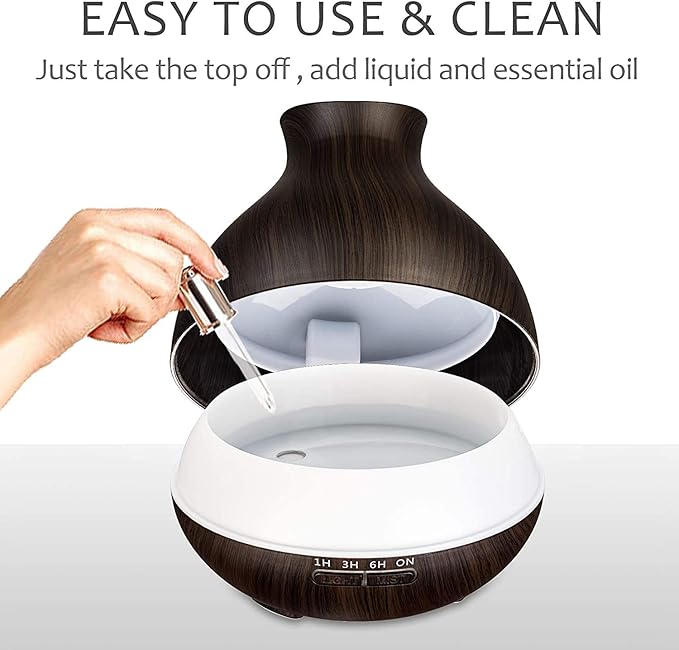 BZseed Aromatherapy Essential Oil Diffuser, 550ml Ultrasonic Fragrant Oil Large - Image 5