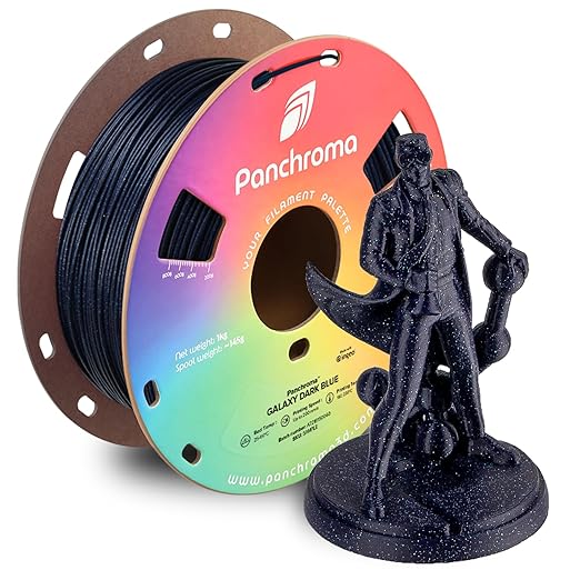 Polymaker Panchroma Galaxy PLA Filament 1.75mm, Galaxy Dark Blue 3D Printer PLA by Polymaker